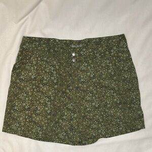 Floral Green Columbia Shorts